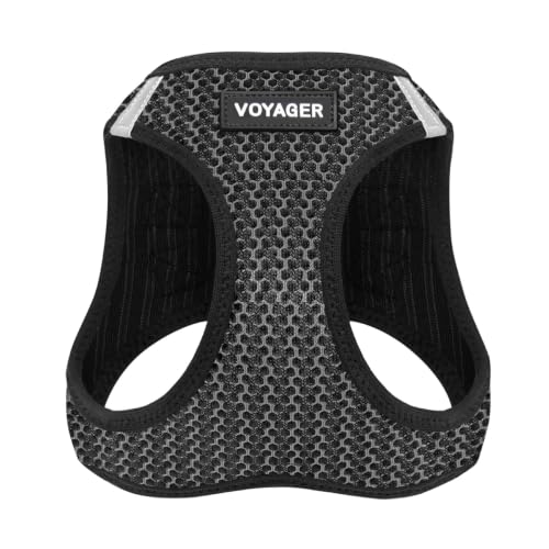 Voyager Step-in Air Dog Vest Harness - Gray...