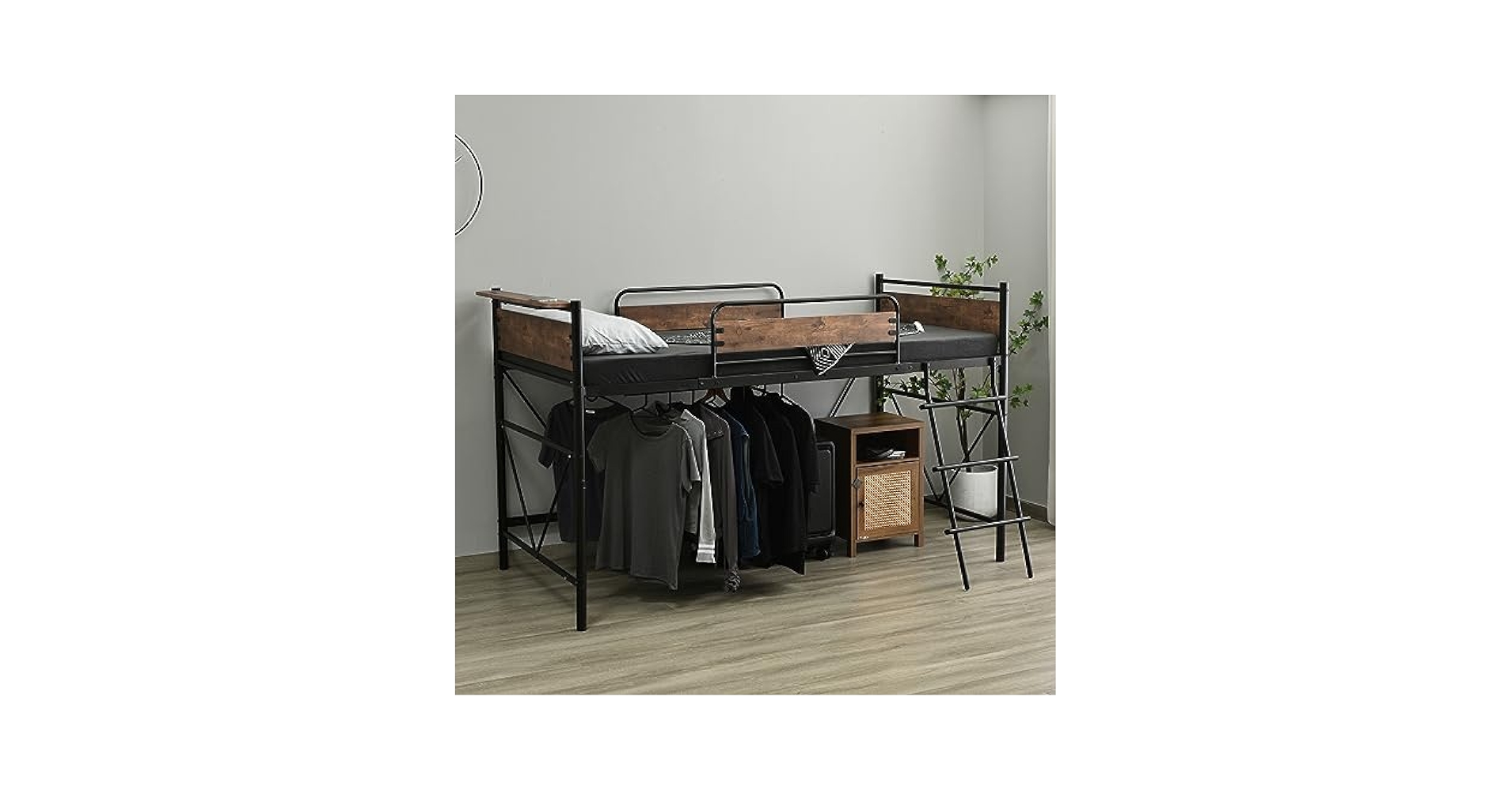 Amazon｜STPZHXC ロフトベッド パイプベッド シングル 耐荷重