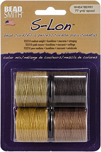 Beadsmith S-Lon Tex210 Lot de 4 cordons Cover