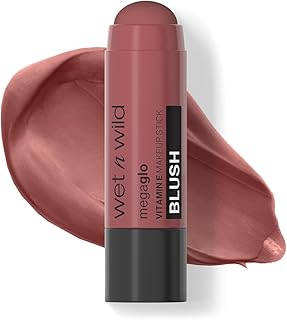 Amazon - عصا أحمر الخدود الرطب N البري MegaGlo فيتامين E