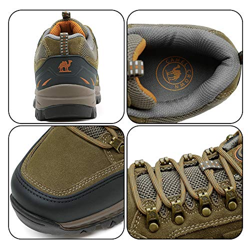 CAMEL-CROWN-Mens-Hiking-Shoes-Breathable-Non-Slip-Sneakers-Leather-Low-Cut-Boots-for-Outdoor-Trailing-Trekking-Walking