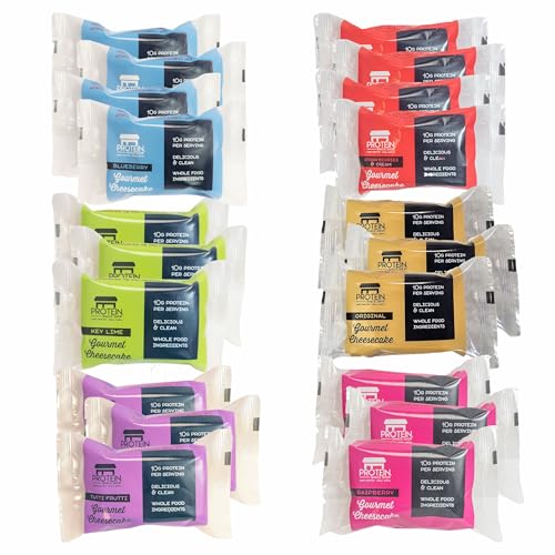 Low Carb Protein Cheesecake Bars | High Protein, Gluten-Free, Clean