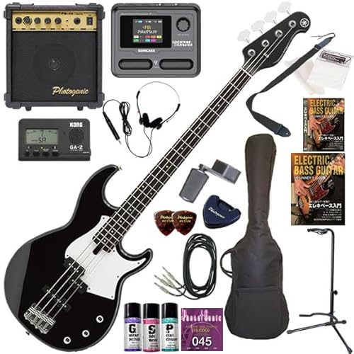 【セット品】YAMAHA エレキベース初心者入門 マルチエフェクターも入ってる!最強の20点セット BB234/BL(ブラック)