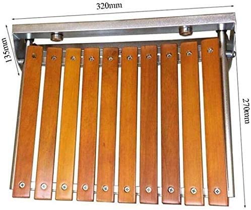 Asientos de ducha de madera maciza Home Essentials taburete de pared antideslizante 2