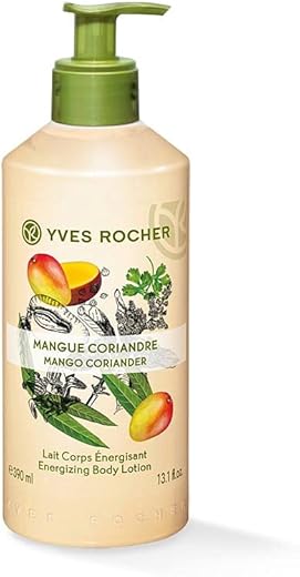 Yves Rocher Energizing Body Lotion, Mango Coriander, 390ml