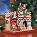Collections Etc Lighted Holiday Dog House Tabletop Christmas Decoration