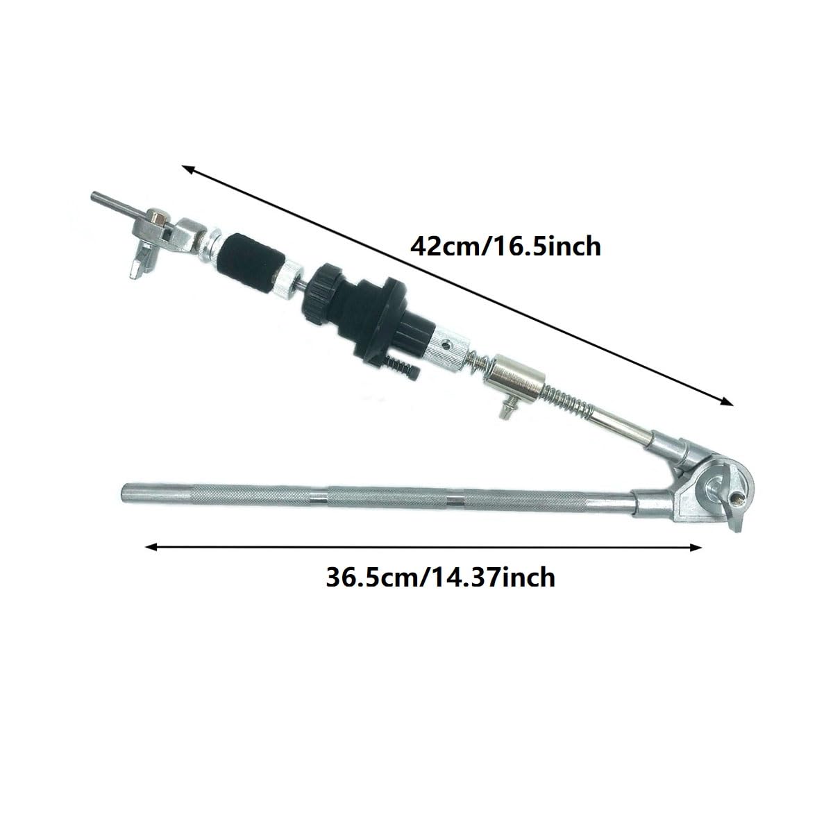 Beckenständer Arm Befestigung Kompatibel mit Geschlossenem Hi-Hat Galgenarm Geschlossener Hi-Hat Halter Mount Befestigung für Beckenständer Schlagzeug Set Percussion Instrumente Hardware