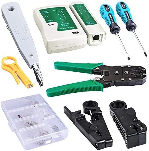 Amazon Co Jp 9点セット Kuman Lanケーブル 自作工具 ケーブルテスター Lanケーブルテスター パソコン 周辺機器 Amazon Co Jp 9点セット Kuman Lanケーブル 自作工具 ケーブルテスター Lanケーブルテスター パソコン 周辺機器