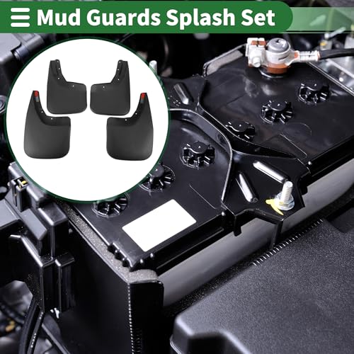 Image of Motoforti Mud Flaps Splash Guards Mud Guards for Chevrolet Silverado 2014-2018 W /Mount Accessories