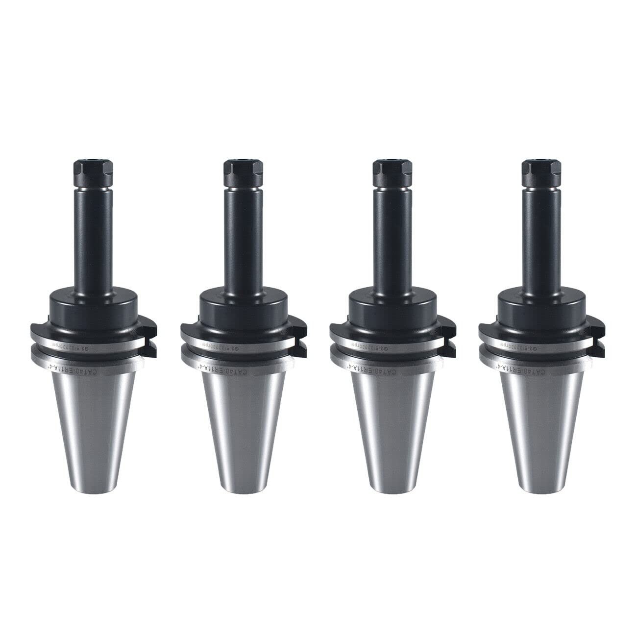 Replace Tool Spare Part for Machines 4PCS SET CAT 40 ER11 4" Collet Chuck Tool Holder Balanced G2.5 20000RPM CAT40 (#US-20072024-06077)