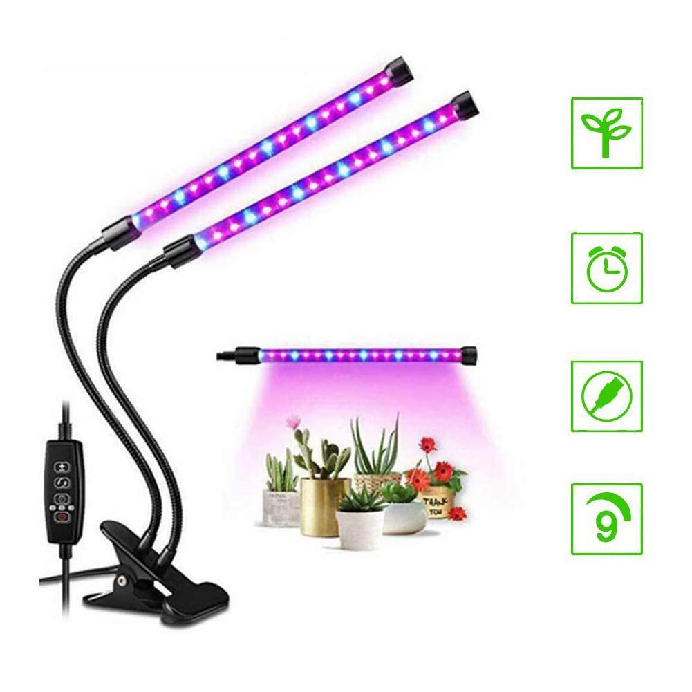 Buy LED Grow Lights for Indoor s 40 LED, Growing Lights Full Spectrum Auto ON & Off with 3/9/12H