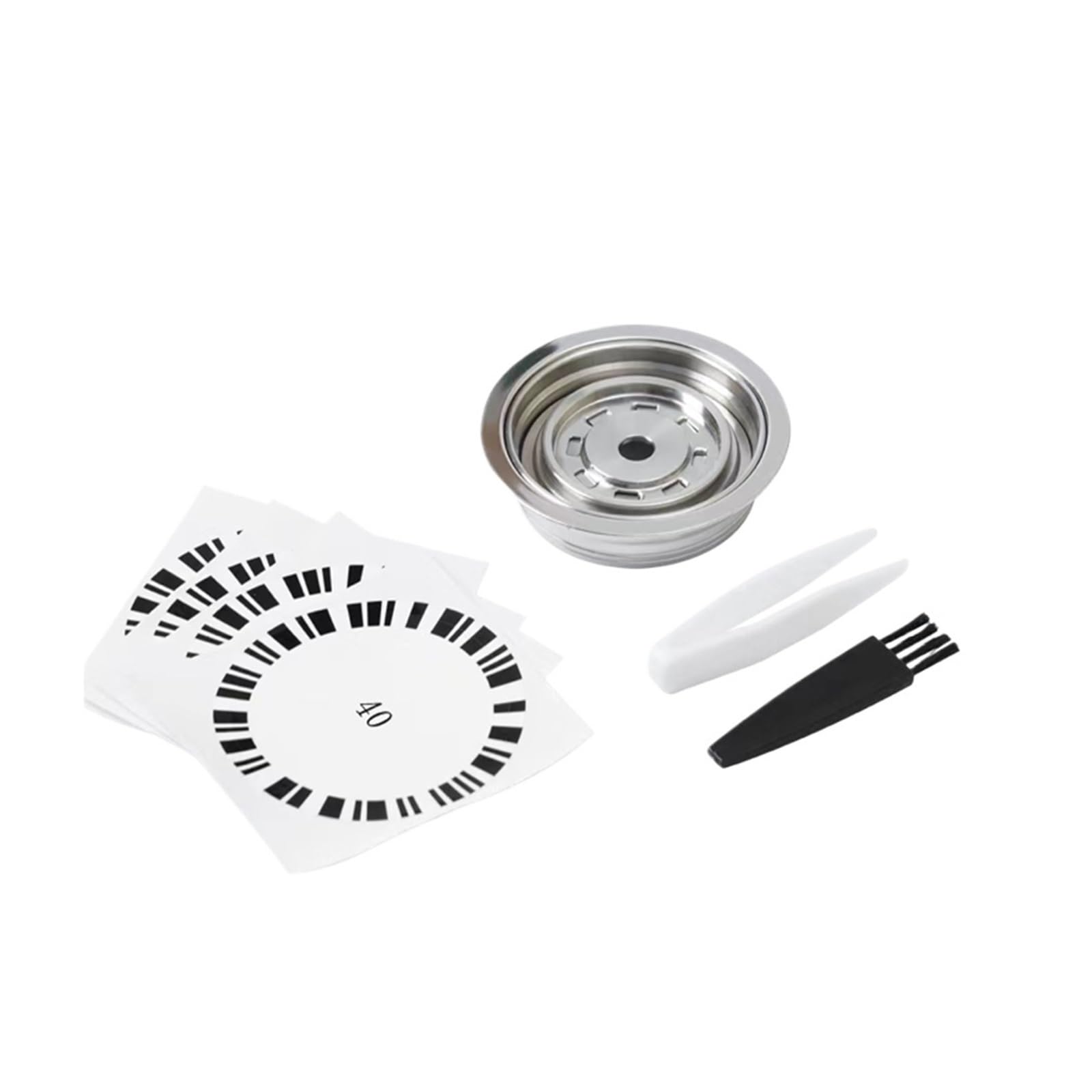 Adaptador De Cápsula Reutilizable De 40 Ml - Compatible Con Nespresso Vertuoline Vertuo Next Pop - Cápsulas De Café
