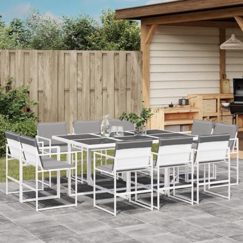 Bucmath 11 TLG. Grupo de comedor de jardín