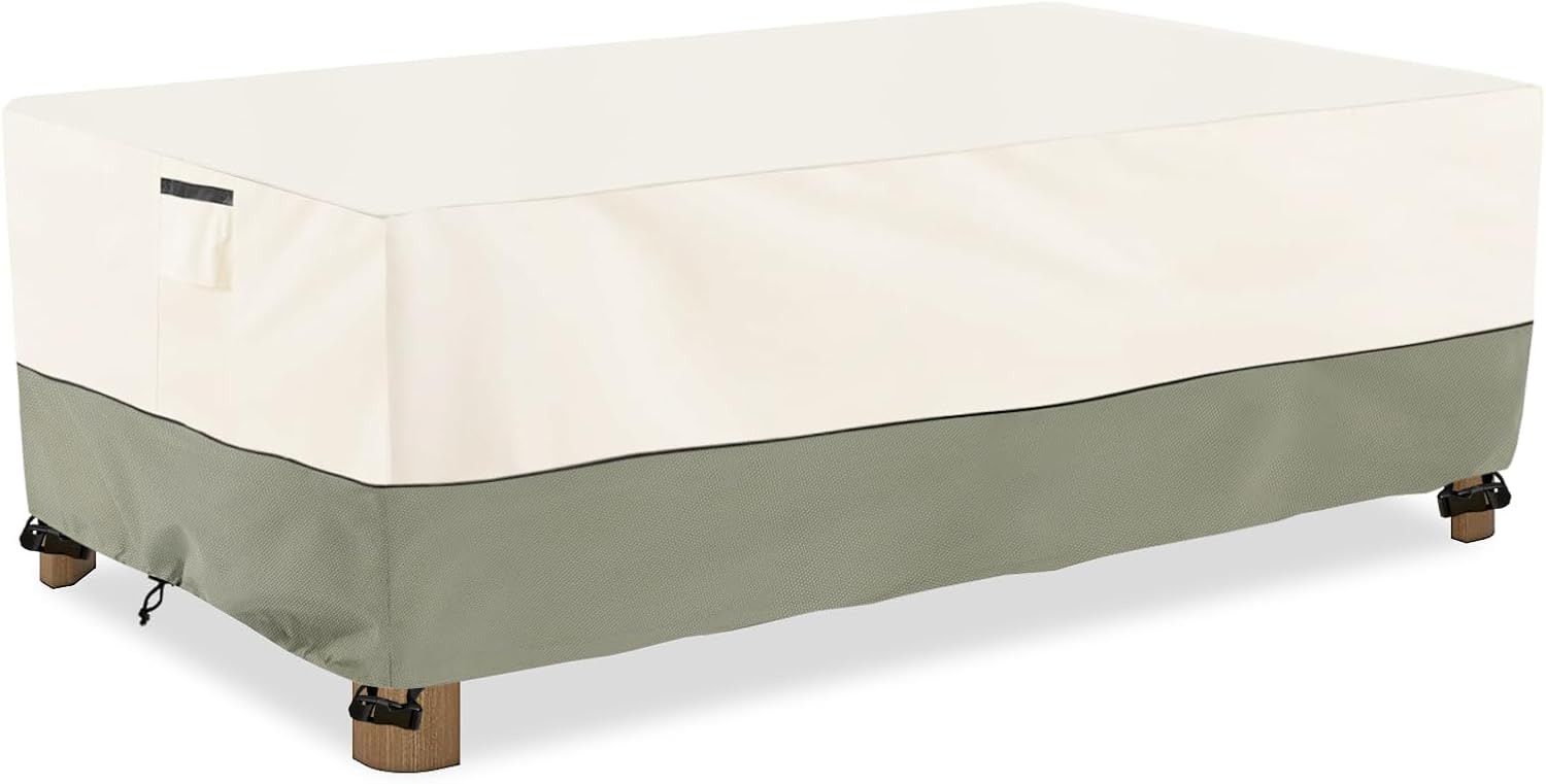 LSongSKY Outdoor Coffee Table Cover,Waterproof Rectangular