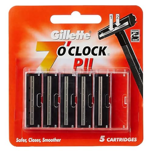 Gillette 7 O'Clock PII Recambios 5 unidades