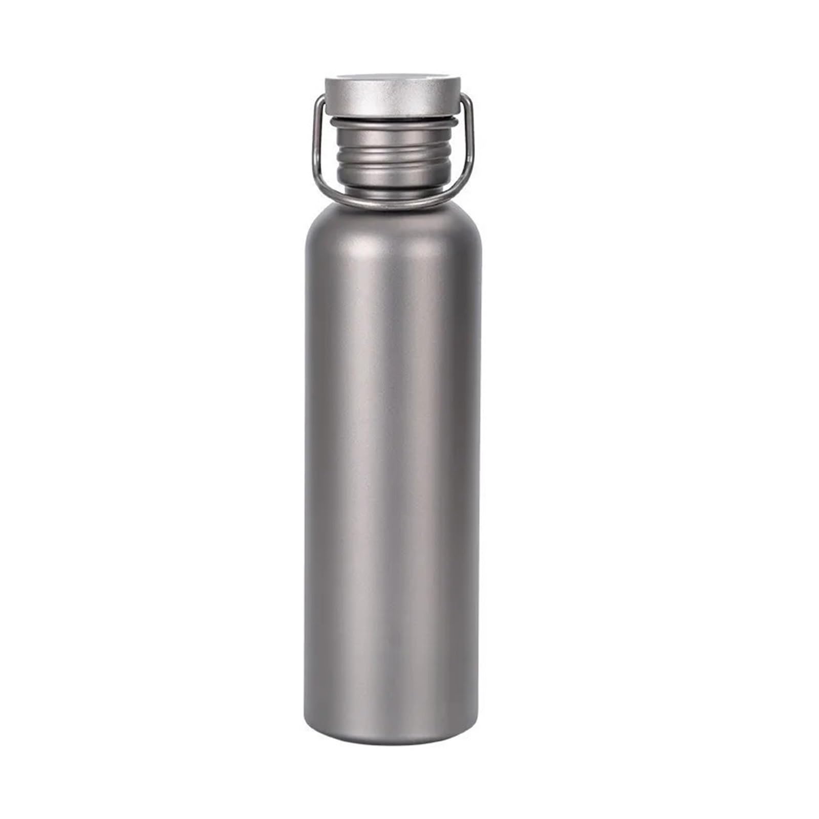 Bouteille d'eau en titane de 600 ml et 750 ml - Fournitures de camping - Tourisme - Sports - Cyclisme - Randonnée - Camping - Bouteille d'eau (600 ml)