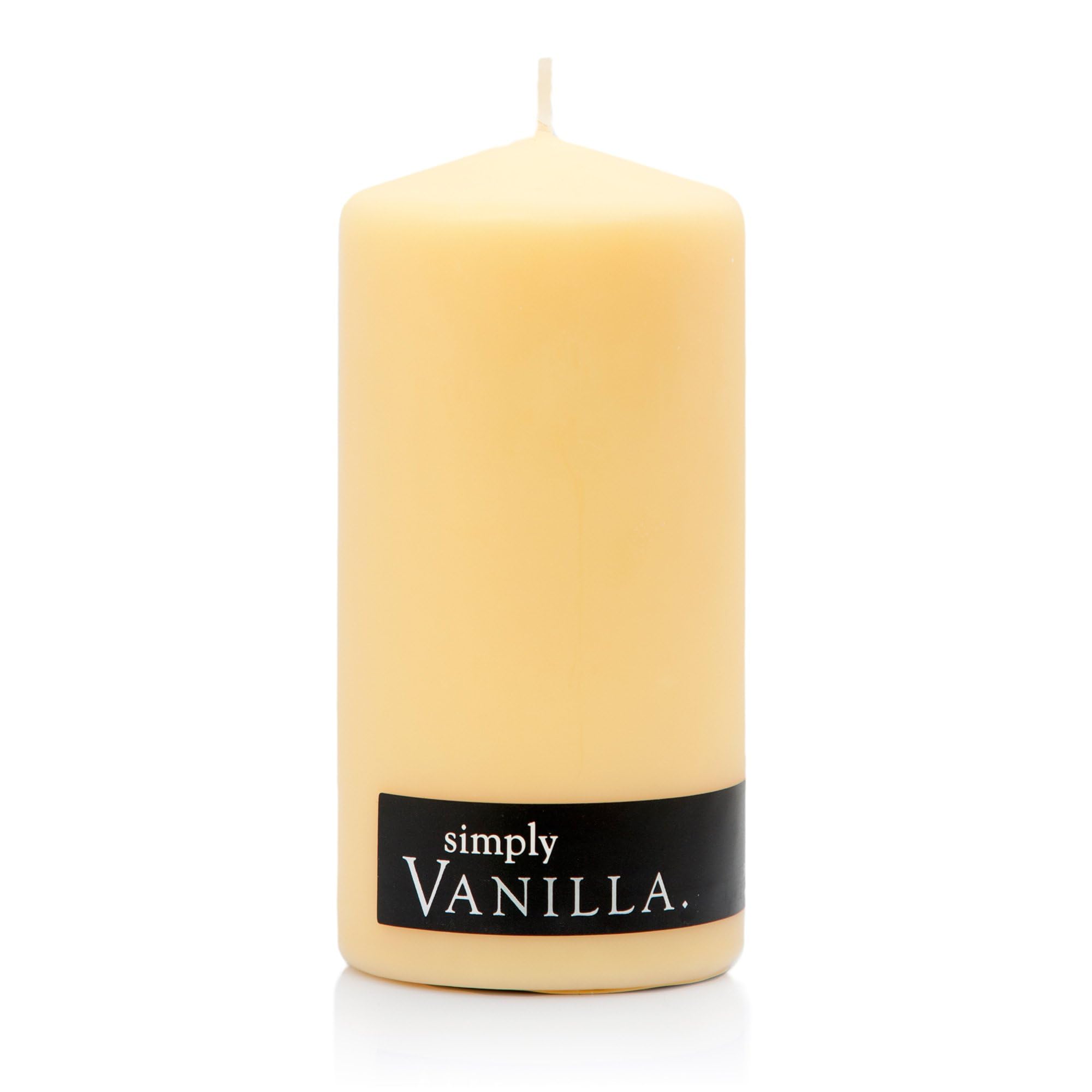 Simply Vanilla Pillar Candle - Australian Made & Owned, Cruelty Free & Vegan, Phthalate-Free Fragrance