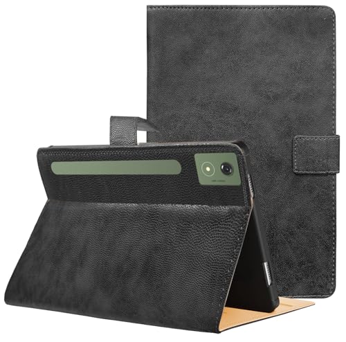 Image of Jkobi Flip Cover Folio Cover for Motorola Moto Pad 60 Pro 12.7 Inch (PU Leather | Multi-Angle Smart Stand | Card Storage Slots | Silicone Back Pouch)