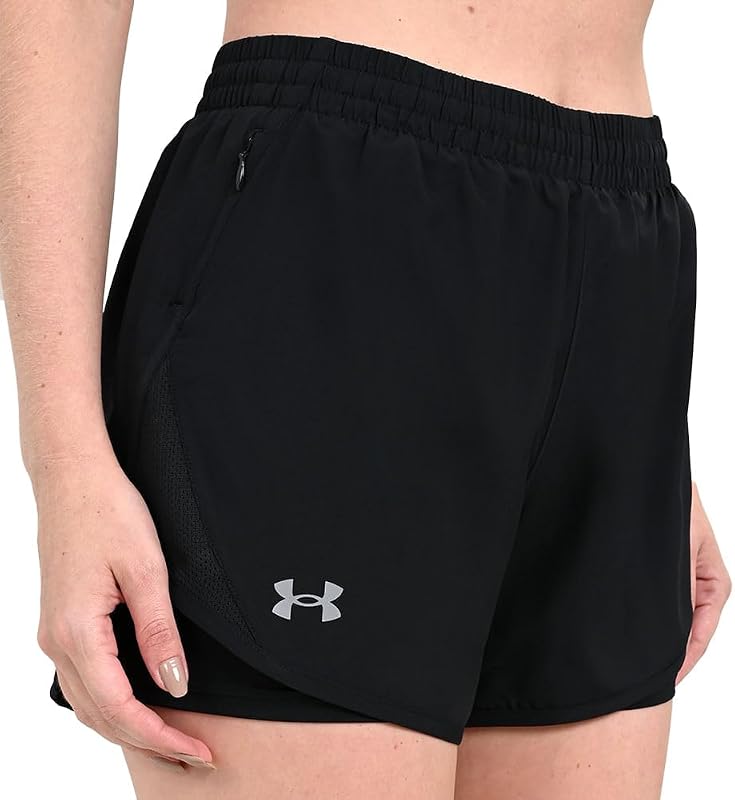 Fly By 2-in-1 Shorts Black/Black/Reflective SM (US 4-6)