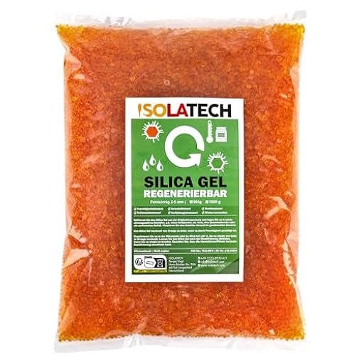 ISOLATECH Silica Gel regenerable desecante naranja 0,9 kg bolsa Silicagel de deshumidificador Gel de sílice, también apto como secador de filamento | Ya disponible en tu tienda friki favorita! En mundofriki.es! ISOLATECH Silica Gel regenerable desecante naranja 0,9 kg bolsa Silicagel de deshumidificador Gel de sílice, también apto como secador de filamento | Ya disponible en tu tienda friki favorita! En mundofriki.es!