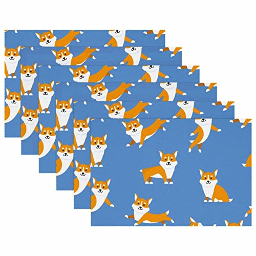 Set de table Corgi mignon pour créer une ambiance de repas joyeuse - 6