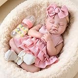 Aori Reborn Baby Dolls - Realistic 20 Inches Real Life Baby Doll with Feeding Kit, Lifelike Newborn Baby Girl Perfect for Kids 3+