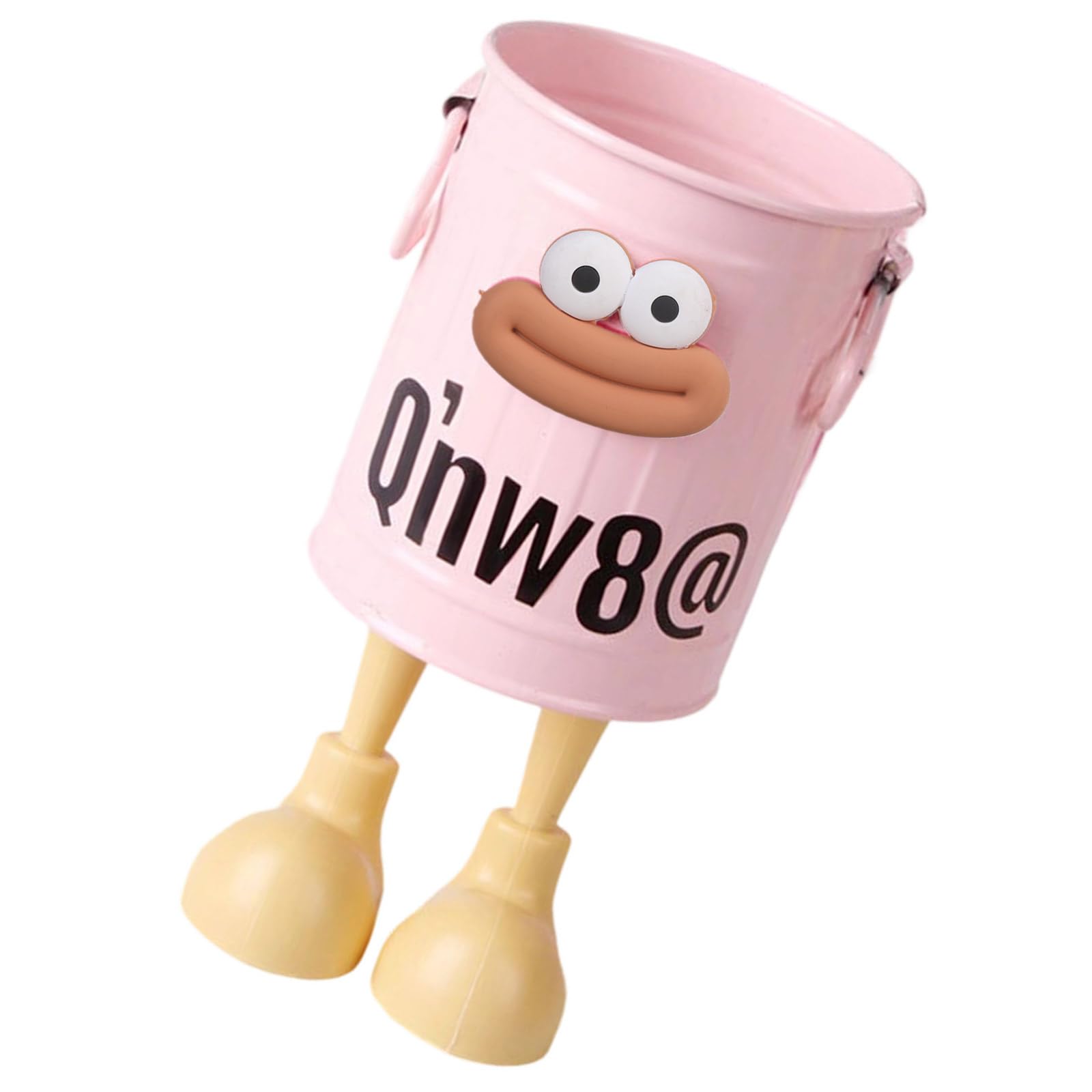 Hsioluted Cartoon Pencil Organizers Pen Holders Metal Pencil Holders Makeup Container School Supplies for Students Desktop