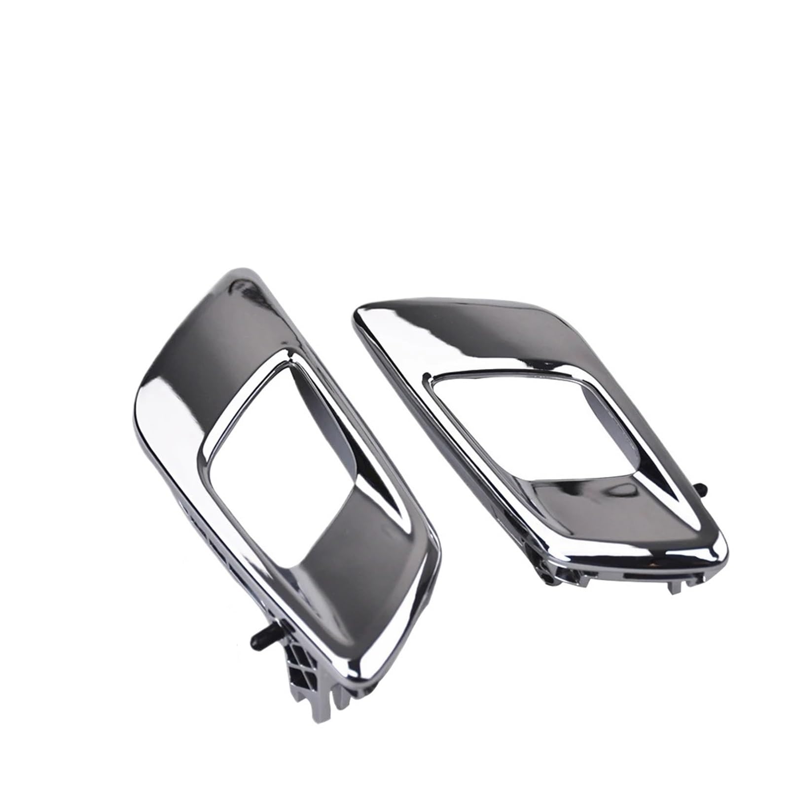 Nhsijpo Bright Silver 1 Pair Automotive Interior Door Handle For Ranger For Everest 2012-2021 Car Interior Door Handle Inner Knob(Bright Silver 1 Pair)