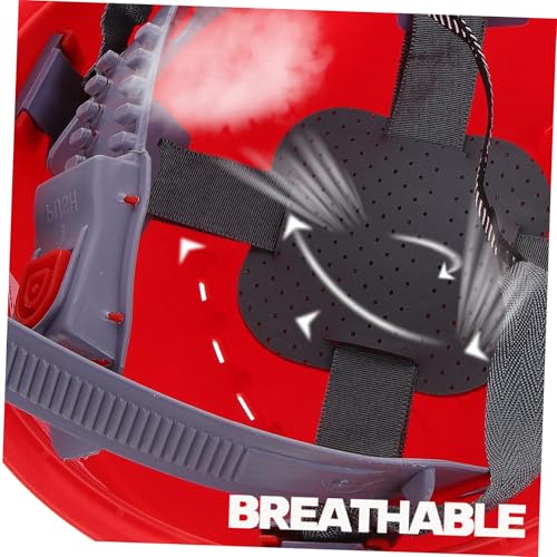 Casco de seguridad para construcción rojo SHINEOFI de alta protección ABS 6