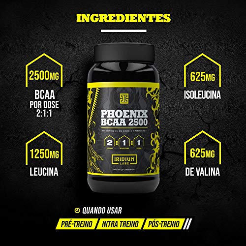 Phoenix BCAA 2500 (120 Comp), Iridium Labs