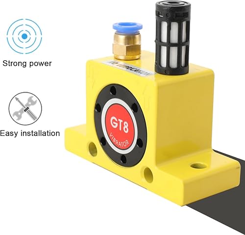 Miniatura 7 de Vibradores industriales de turbina vibradores 10pcs vibrador neumático GT-8 de aluminio de bajo ruido vibrador industrial para la industria