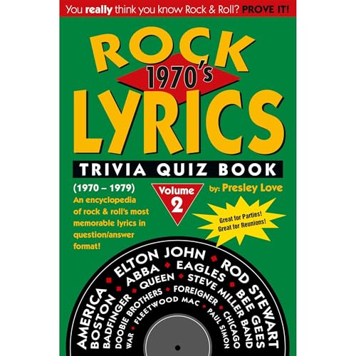 Rock LYRICS Trivia Quiz Book Audiobook By Presley Love, Raymond Karelitz cover art