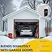 Garage Door Seal Top and Sides - 36 FT TPE Weather Stripping Garage Door Seal Replacement Weatherproofing Universal Sealing, Black