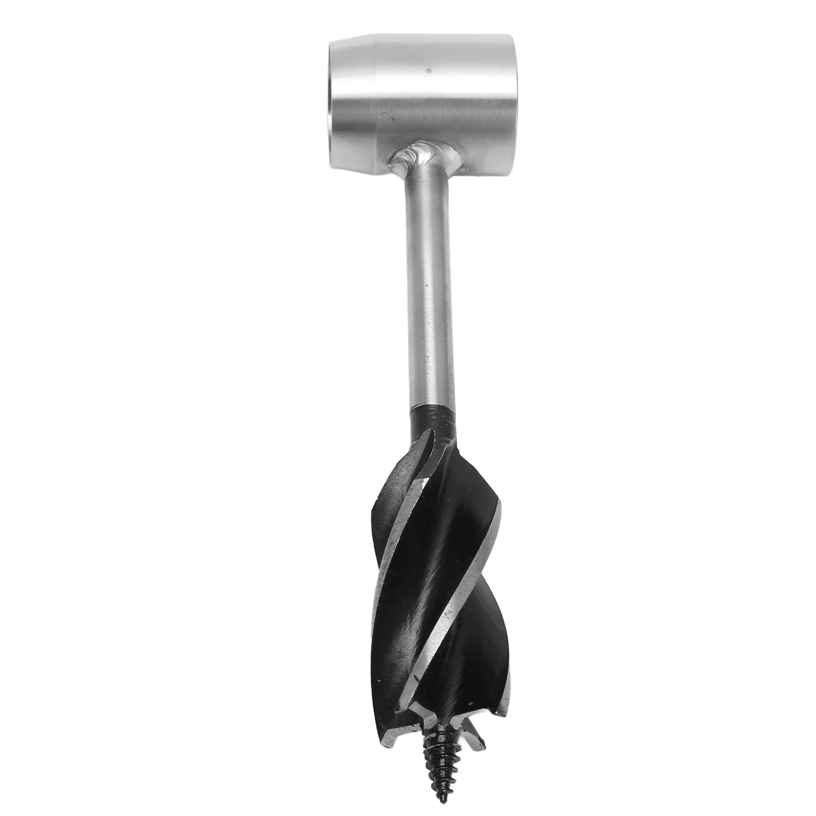 Trivella Manuale Multiuso Bushcraft Auger in Acciaio Al Carbonio Ad Alta Durezza con in Pelle PU per Campeggio