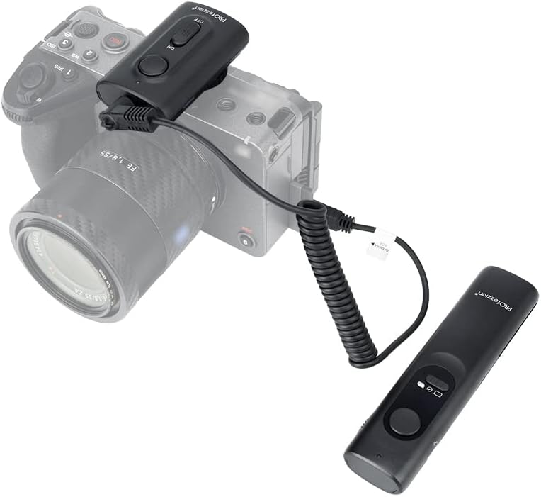 PROfezzion 165ft Wireless Remote Control Shutter Release for Fuji Fujifilm X-H2 X-T4 X-T3 X-T2 X-T1 X-T30 X-T20 X-T10 X-T100 X100V X100F X100T X-PRO3 X-PRO2 X-E3 X-H1 GFX 100 GFX 50S GFX 50R and more
