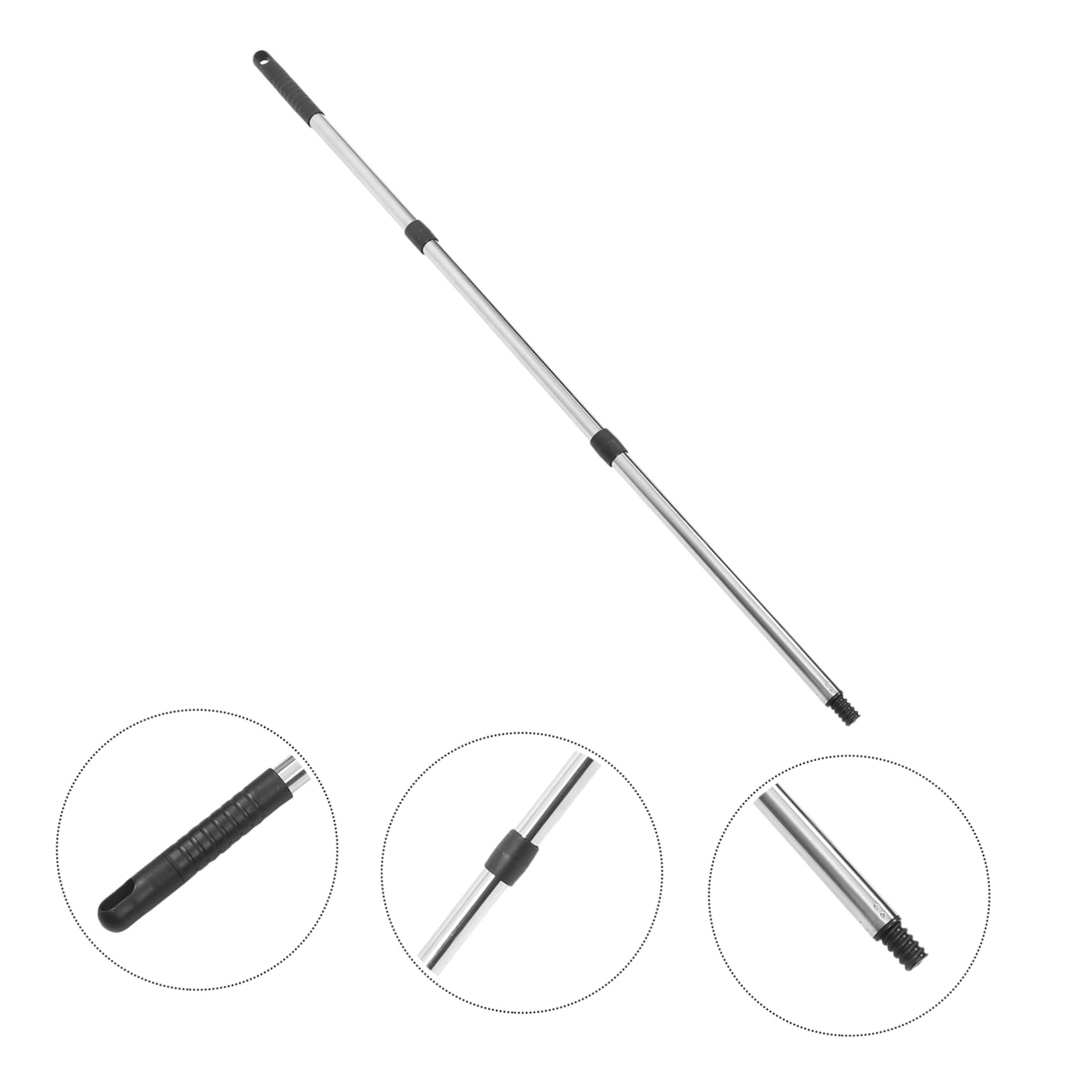 TOVINANNA Mop Handle Replacement Durable Three Section Mop Stick for Easy Cleaning Compatible with Various Broom Heads Comfortable Grip for Effortless Use Resistant and Design