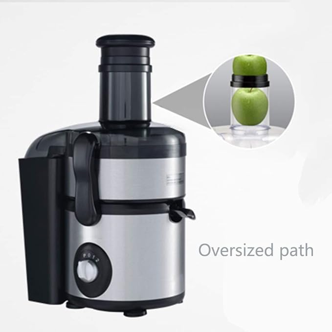 Extractor de Jugos Lento Prensado en Frío Boca Ancha 77mm 800W 220V miniatura 3