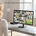 Eyoyo Security Camera Monitor 22-inch, 1080P FHD 75Hz LED PC Screen with HDMI VGA AV BNC USB Inputs, Built- in Speakers, Video Monitor for CCTV NVR DVR