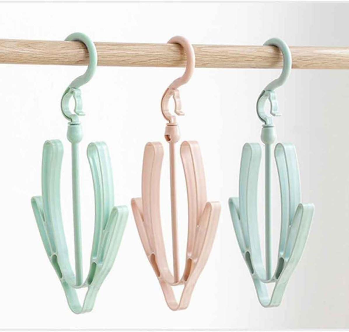 Ciieeo 4pcs Moveable Blue Shoes Drying Rack Hanging Shoe Organizer Made of Sturdy Pp Material Compact Design for Balcony or Closet Use Anywhere Anytime