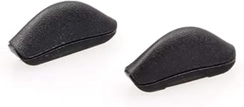 Black Rubber Nose Pads Pieces Buds fit Oakley Crosslink Glass Eyeglasss Frames Regular Euro Size