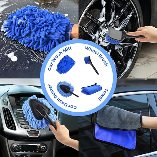 PIMEKOY 17Pcs Car Wash Kit