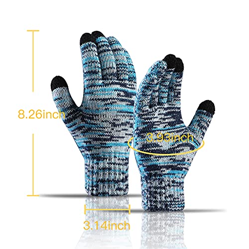 Honnesserry Winter Warm Beanie Hat Scarf And Touchscreen Gloves Set For Womens Skull Caps Neck Scarves With Fleece Lined #TOP2