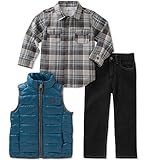 Calvin Klein baby-boys 3 Pc Vest Set Boys