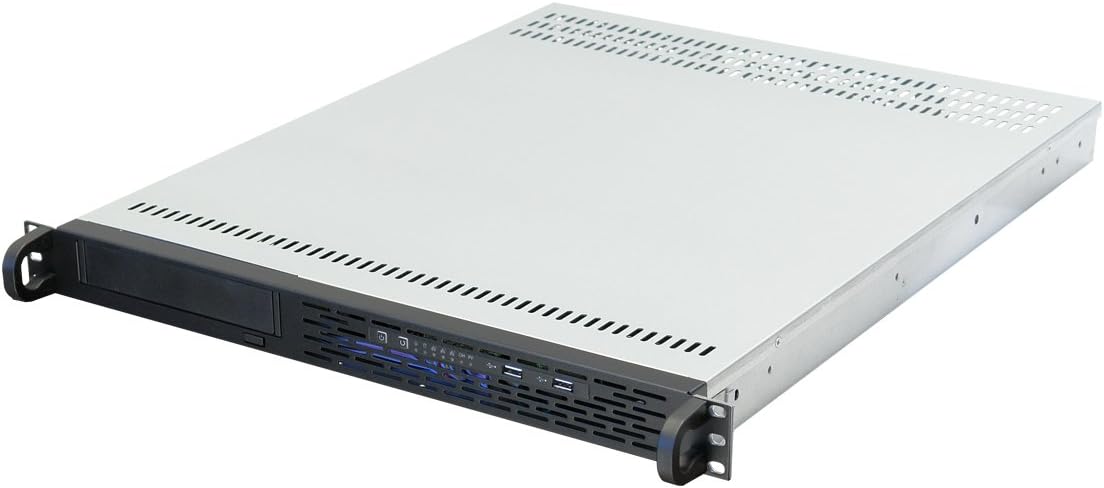 Norco 1U Rack Mount 1 x 5.25-Inch Drive Bay, 2 x 3.5-Inch Drive Bays Server Chassis RPC-150