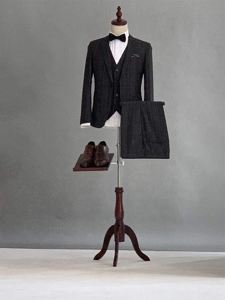 Beigefarbene Herrenpuppe, Torso-Kleid, Form mit Holzstativ, für Erwachsene, Herrenschuhe, Hosen, Kleidung, T-Shirt-Display
