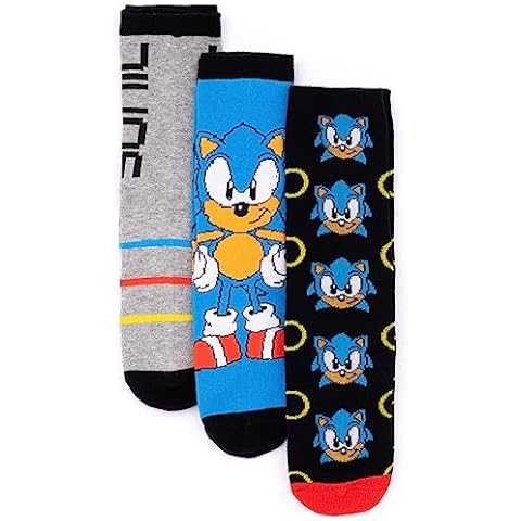 SONIC THE HEDGEHOG Men's Socks 3 Pack Cover