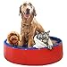 ENJY Baseny Dla Psów Pies Basen Składany Pies Basen Pet Do wanna Wanna Basen Pet Basen Składany Pies Pool Cats Naczynia dla dzieci (Color : Red, Size : L (100x30CM))