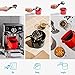 Dreamfarm Grindenstèin Sturdy, Compact, Modern Space-Saving Espresso Coffee Grind Knock Box - Red