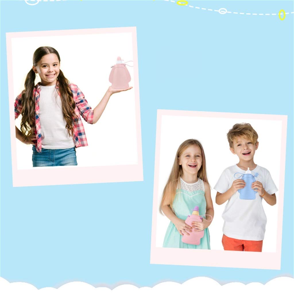 Bottiglia d'Acqua Pieghevole, Sicurezza Bello Autunno-Resistente for Bambini Viaggi All'aperto (3 Colori)