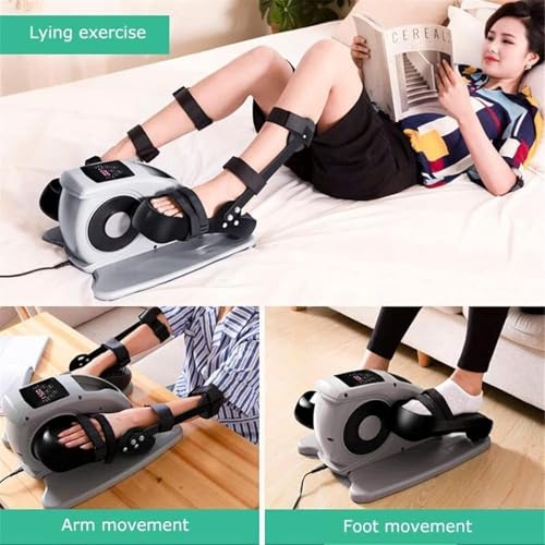 Pedaleador eléctrico compacto con 5 modos y pantalla LCD miniatura 6